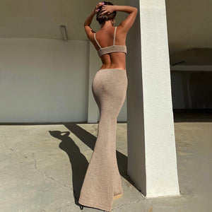 Baecation Knitted Maxi Dress