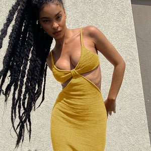 Baecation Knitted Maxi Dress